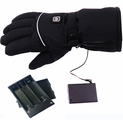 Guantes eléctricos de cuero PU resistentes al agua en invierno para trabajo y actividades al aire libre