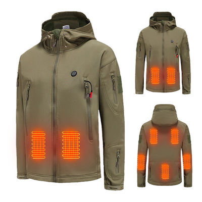 Chaqueta chaleco calefactable eléctrico USB, chaquetas calefactables recargables a 60 grados Xf Wj ODM Ropa de caza con calefacción