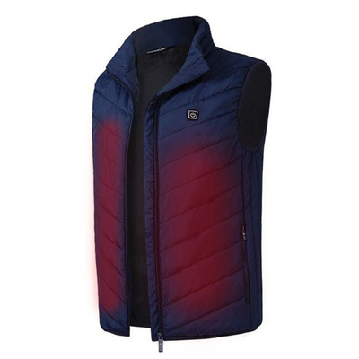 Vestido de Invierno masculino con chaleco eléctrico con USB y tecnología de calefacción avanzada