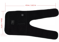 Masajeador eléctrico de la rodilla de la calefacción del OEM, tamaño del apoyo los 47×20cm del abrigo de la rodilla de la terapia del calor
