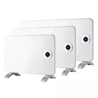 SHEERFOND Panel plano eléctrico Calentador ABS Material 65 grados para baño