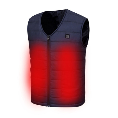 Chaleco eléctrico con calefacción por USB con panel de calefacción de grafeno para abrigo de invierno masculino