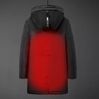 Tipo de cierre de cremallera OEM impermeable de revestimiento de chaqueta de chaleco con calefacción eléctrica para motocicleta
