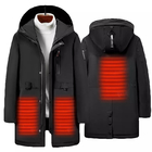 Tipo de cierre de cremallera OEM impermeable de revestimiento de chaqueta de chaleco con calefacción eléctrica para motocicleta