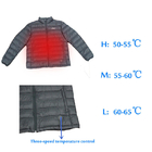 El abrigo de invierno USB eléctrico accionó elementos calentados del graphene de la chaqueta 6 con la cremallera