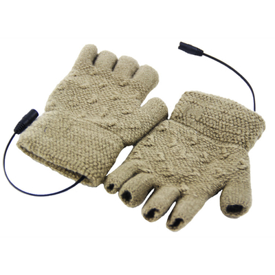 Guantes eléctricos de lana de punto con calefacción infrarroja para calor y comodidad en invierno