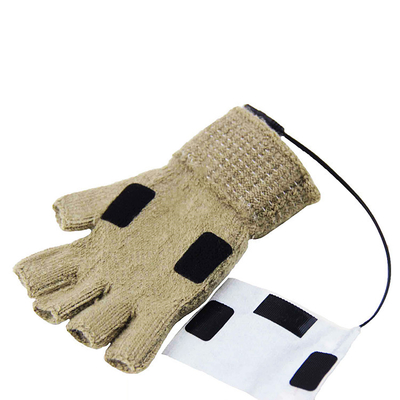 Guantes eléctricos de lana de punto con calefacción infrarroja para calor y comodidad en invierno