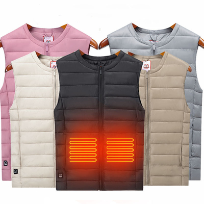 Vestidos con calefacción eléctrica por USB con panel de calefacción de grafeno para hombres Vestidos de invierno chaleco eléctrico
