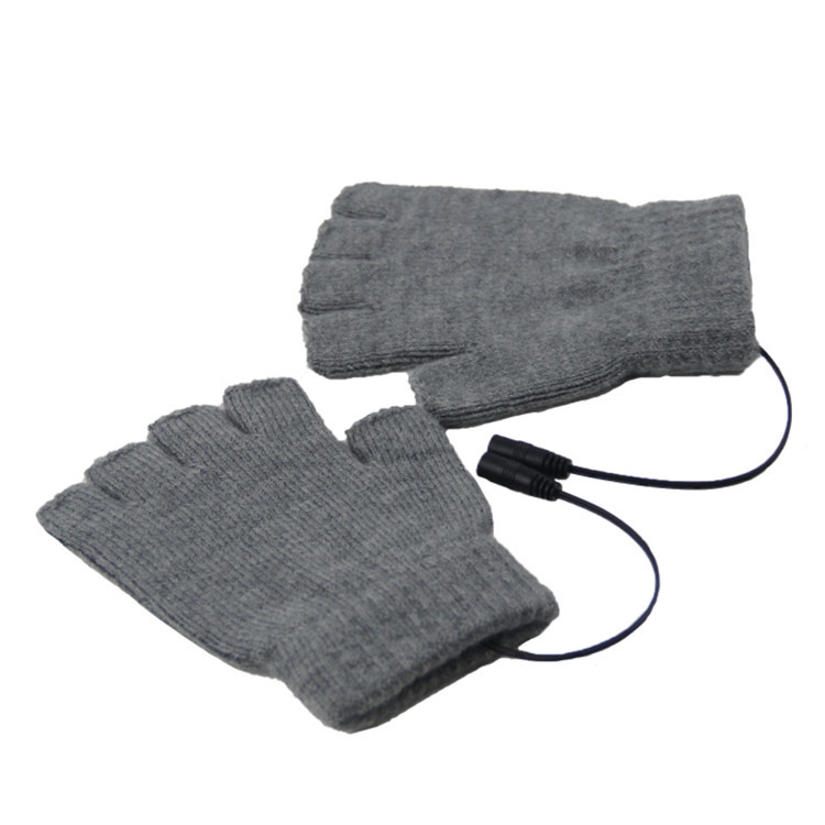 Diseño de medio dedo para la dexteridad Dedo plegable Guantes de calentamiento de grafeno para un ajuste rápido y fácil