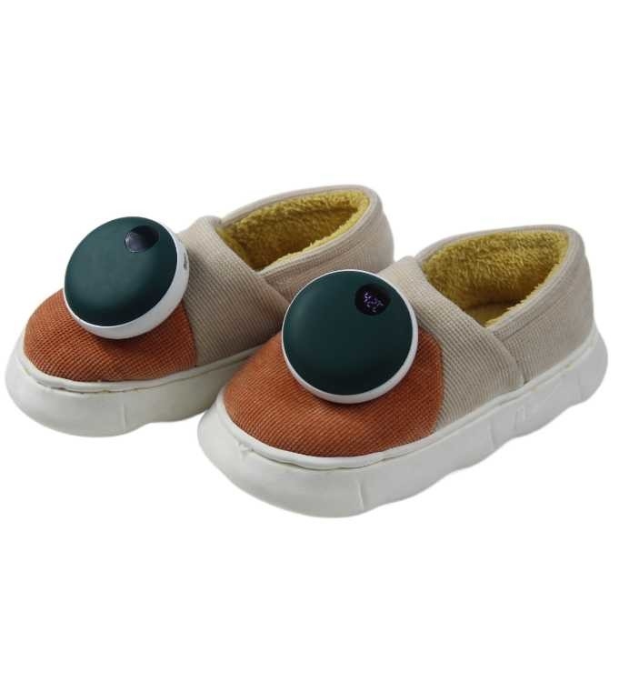 El mejor invierno calentado Graphene lejos Infrial de la batería recargable del Usb calentó eléctricamente los zapatos del algodón para las mujeres