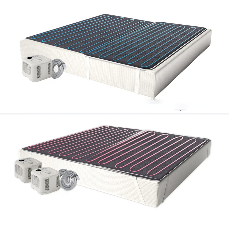 Temperatura ajustableCapa de colchón eléctrico multifuncional Refrigeración y calefacción Pad enfriado con agua con función terapéutica F Ajustes 45-65 grados para una comodidad personalizada en la calefacción y refrigeración Pad de colchón