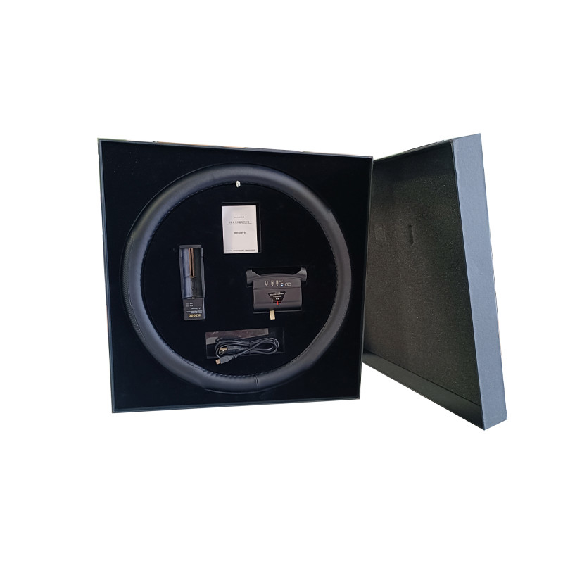 Conjunto de tapa de volante recargable de alta calidad con calentamiento de grafeno Conjunto de regalo de volante portátil