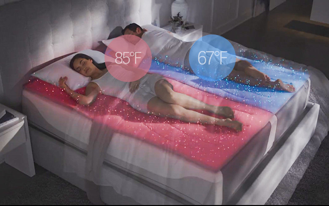 Configuración de temperatura ajustable Sistema de enfriamiento de cama y manta para una comodidad personalizada en el calentamiento y enfriamiento