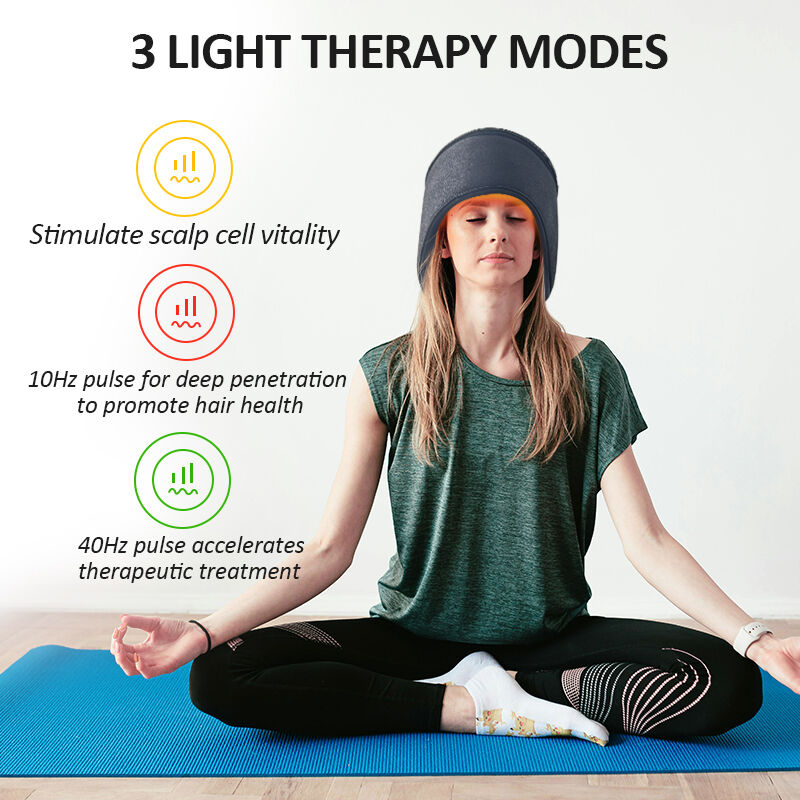 Gorra para el crecimiento del cabello de 660nm con terapia de luz roja LED y 270 LED de luz roja y gorra de terapia láser