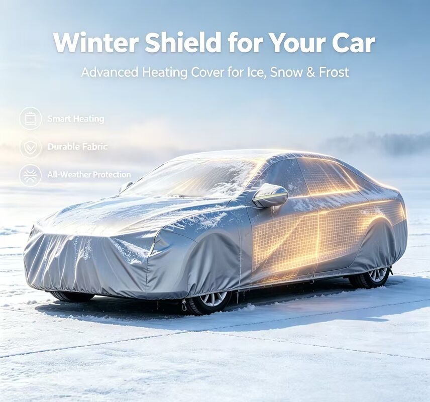 Capó de calefacción flexible para automóviles que ofrece calefacción y protección contra las heladas de nieve y las temperaturas de congelación para varios tipos de vehículos