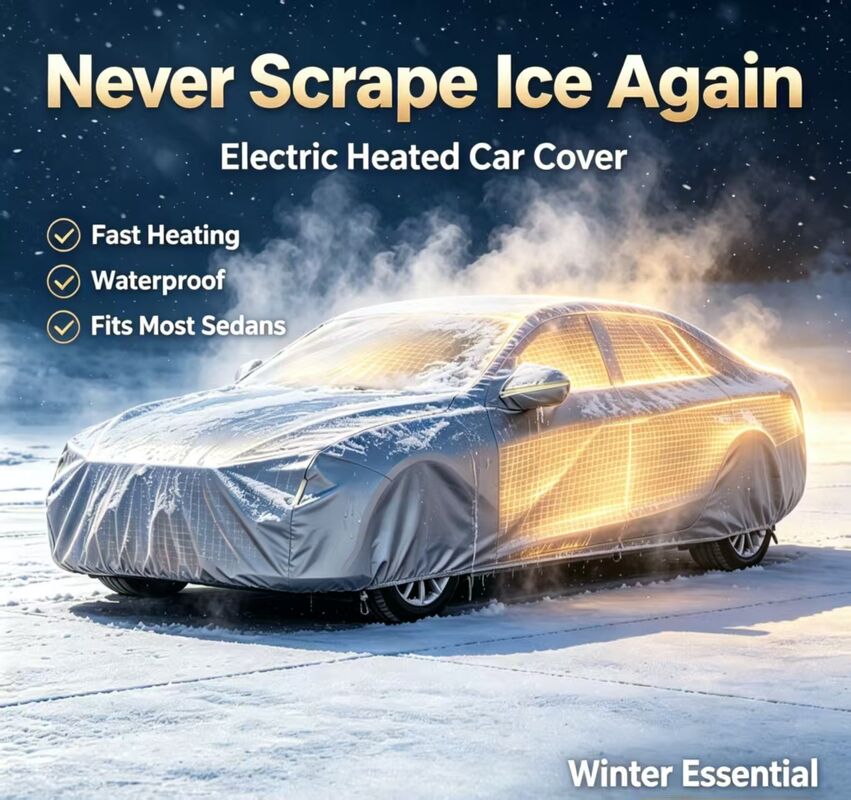 Capó de calefacción para automóviles diseñado para encajar estrechamente en los compartimientos del motor del vehículo, garantizando una distribución y protección uniformes del calor
