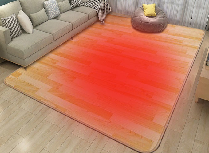 Cama de calefacción rápida lavable con calefacción eléctrica con temperatura constante y 3 controladores de ajuste térmico