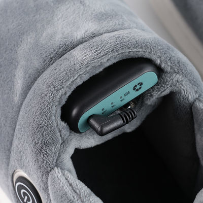 Calentador de pies eléctrico USB gris 110V con ajustes de temperatura ajustables que permiten un calor personalizado para máxima comodidad durante