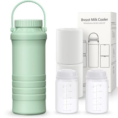 Instrucciones de limpieza para el enfriador de leche materna personalizado, lavado a mano, para viajes y oficina