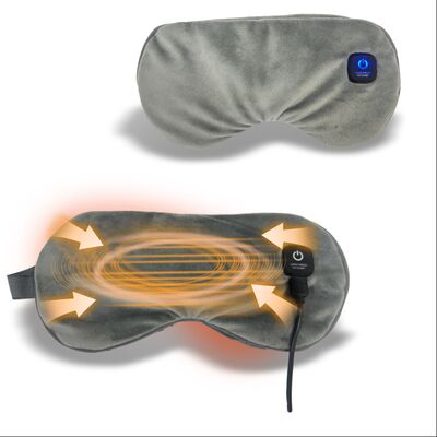Máscaras para los ojos sin cable para aliviar la sequedad de los ojos, mejorar el sueño, almohadilla de calefacción de ojos lavable para viajes y con cáscara reemplazable