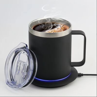 Bolsa Portable de Auto-calentamiento Taza 5000 MAh Batería 18 oz Caliente de café recargable Taza de viaje de auto-calentamiento para la oficina