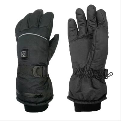 Certificado CE Guantes con pantalla táctil USB Calentados Guantes de calefacción eléctrica baratos Guantes de calefacción de cuero impermeables para el calor Guantes para esquí