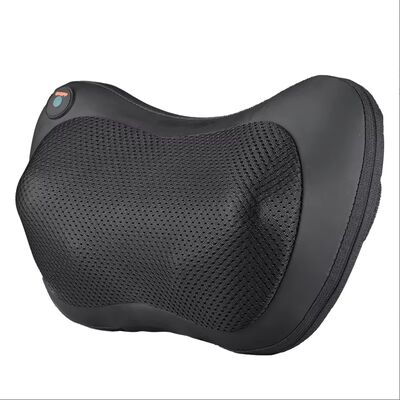 OEM ODM personalizado cómodo masaje con calefacción eléctrica almohada para el cuello ergonómico ortopédico contorno cervical cabeza tejida avión en forma de U