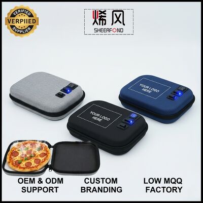 Bolsa portátil para calentar alimentos alimentada por USB con tela Oxford resistente al agua y forro aislante apto para alimentos para comidas calientes en cualquier momento y lugar